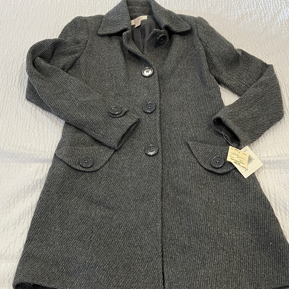 Jennifer Lopez Charcoal Trench Coat